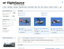 Tablet Screenshot of flightsource.ca